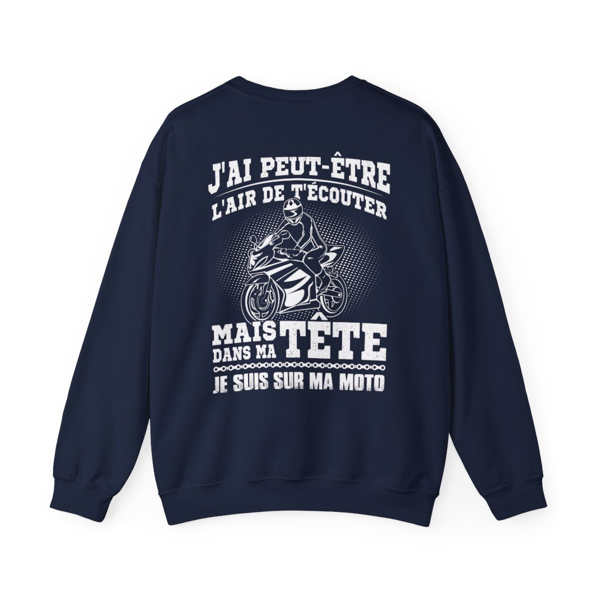 Mais dans ma tête je suis sur ma moto