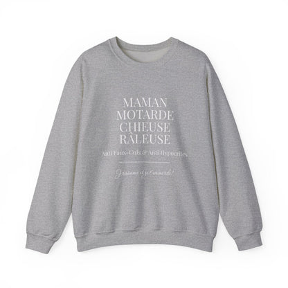 Maman Motarde Chieuse Râleuse Anti Faux-culs J'assume