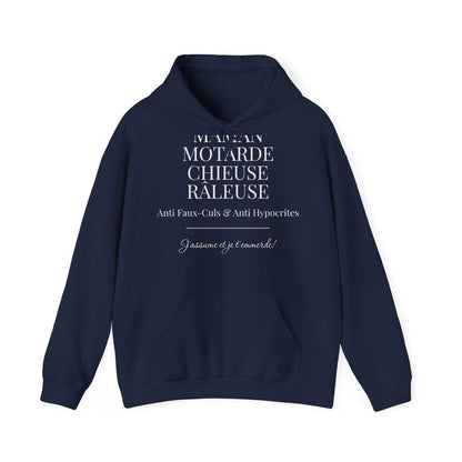 Maman Motarde Chieuse Râleuse Anti Faux-culs J'assume