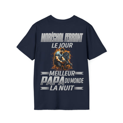 Maréchal ferrant le jour, papa la nuit