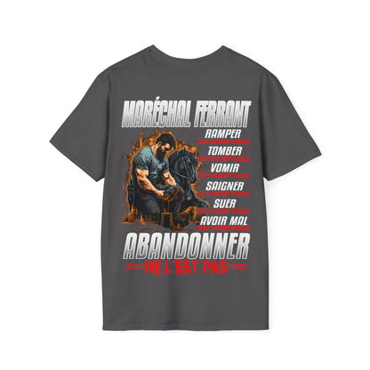 Maréchal ferrant, ramper, tomber, vomir, saigner est acceptable