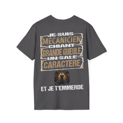 Mécanicien, chiant, grande gueule, un sale caractère