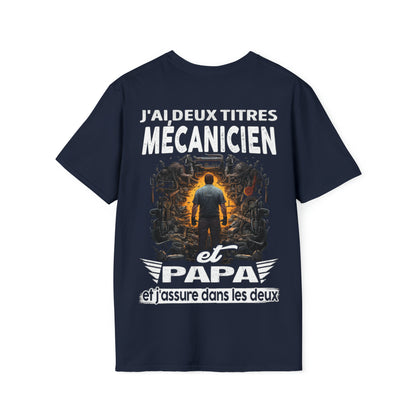 Mécanicien et papa, et j'assure dans les deux