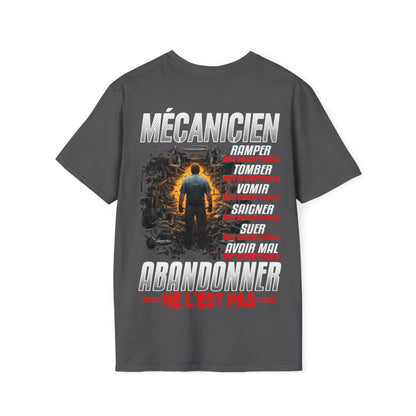 Mécanicien, ramper, tomber, vomir, saigner est acceptable