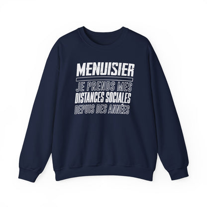 Menuisier, expert en distances sociales