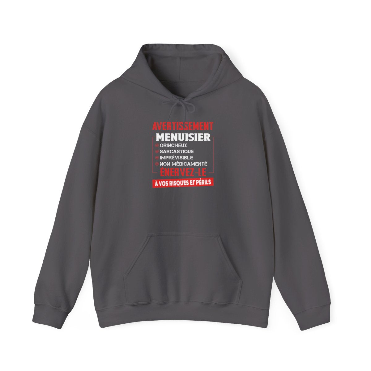 Menuisier, grincheux, sarcastique, imprévisible, non médicamenté