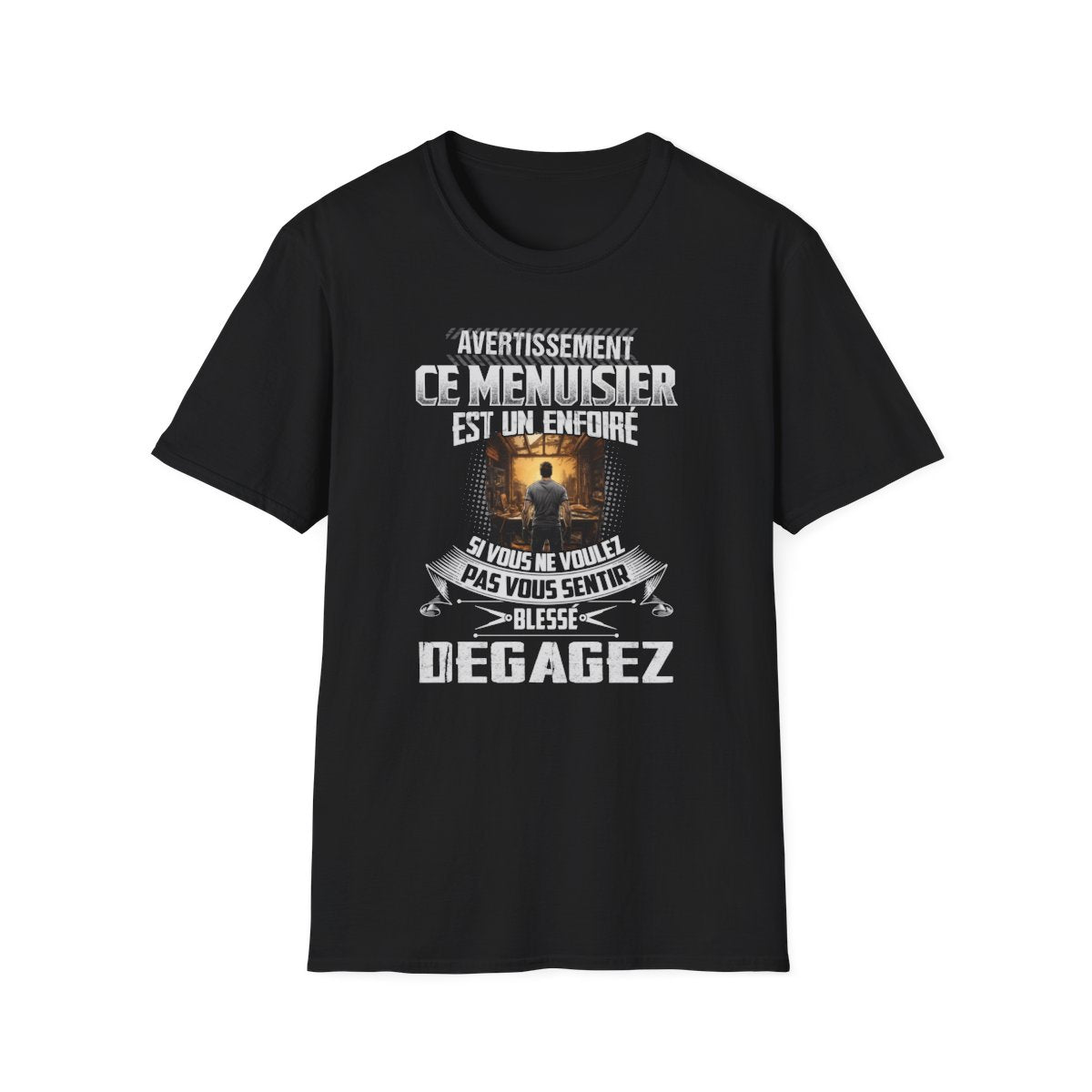 Menuisier grincheux, sarcastique, imprévisible, non médicamenté