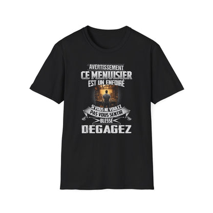 Menuisier grincheux, sarcastique, imprévisible, non médicamenté