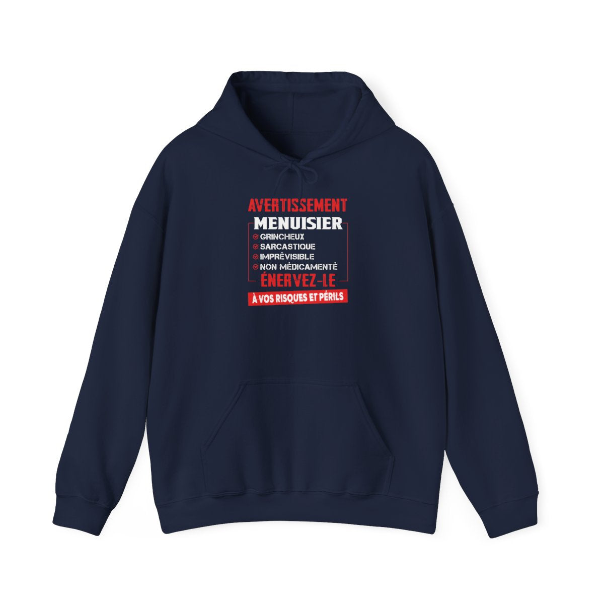 Menuisier, grincheux, sarcastique, imprévisible, non médicamenté