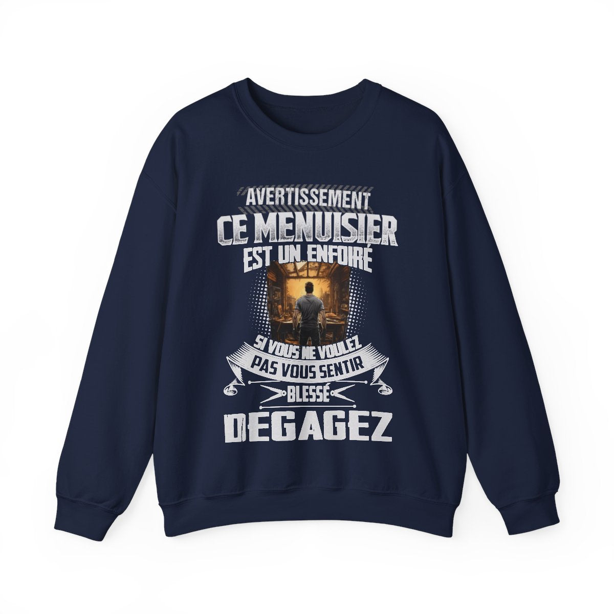 Menuisier grincheux, sarcastique, imprévisible, non médicamenté