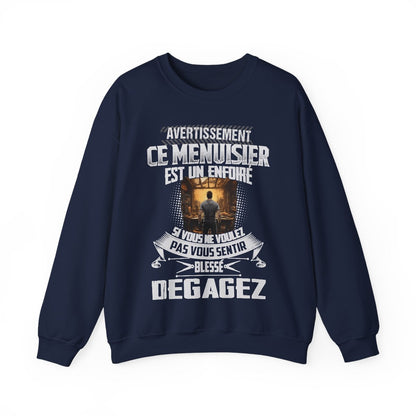 Menuisier grincheux, sarcastique, imprévisible, non médicamenté