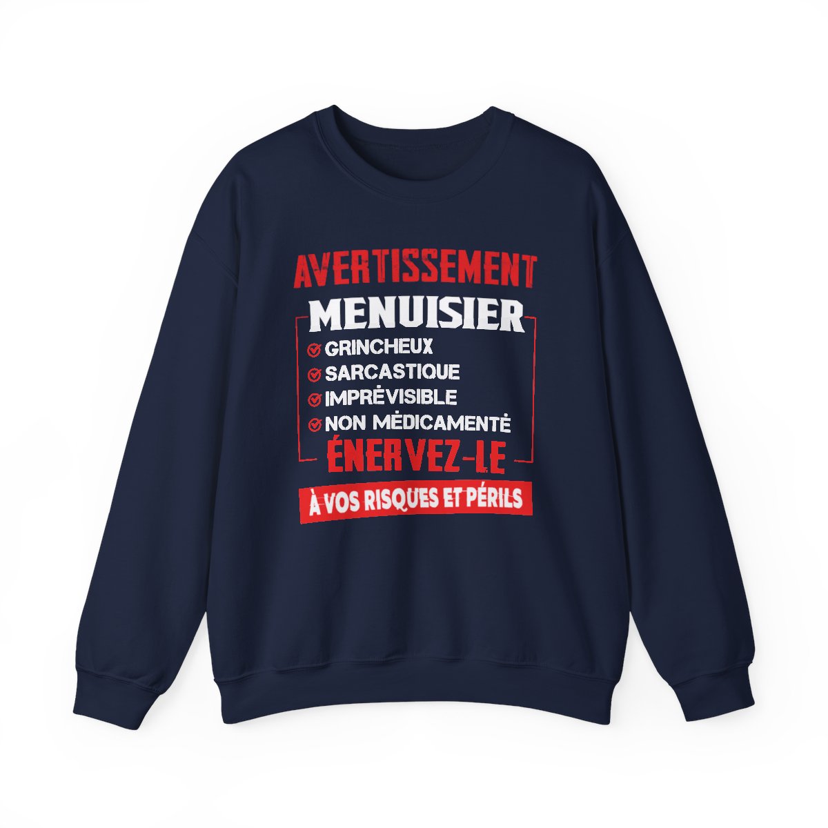 Menuisier, grincheux, sarcastique, imprévisible, non médicamenté