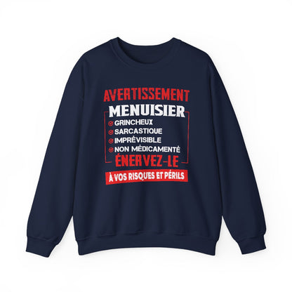 Menuisier, grincheux, sarcastique, imprévisible, non médicamenté