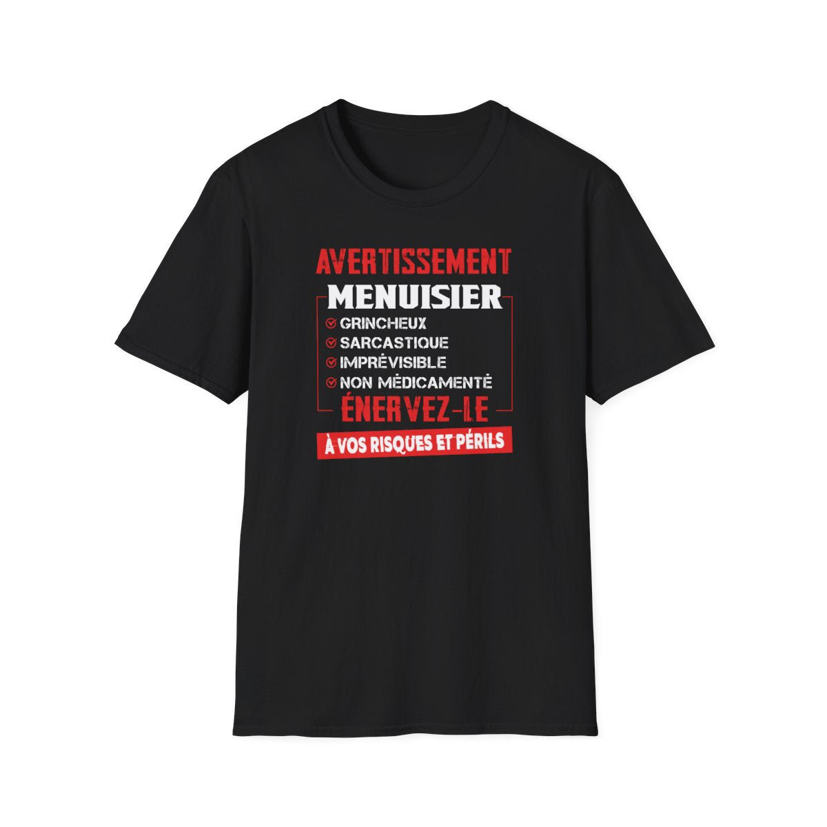 Menuisier, grincheux, sarcastique, imprévisible, non médicamenté