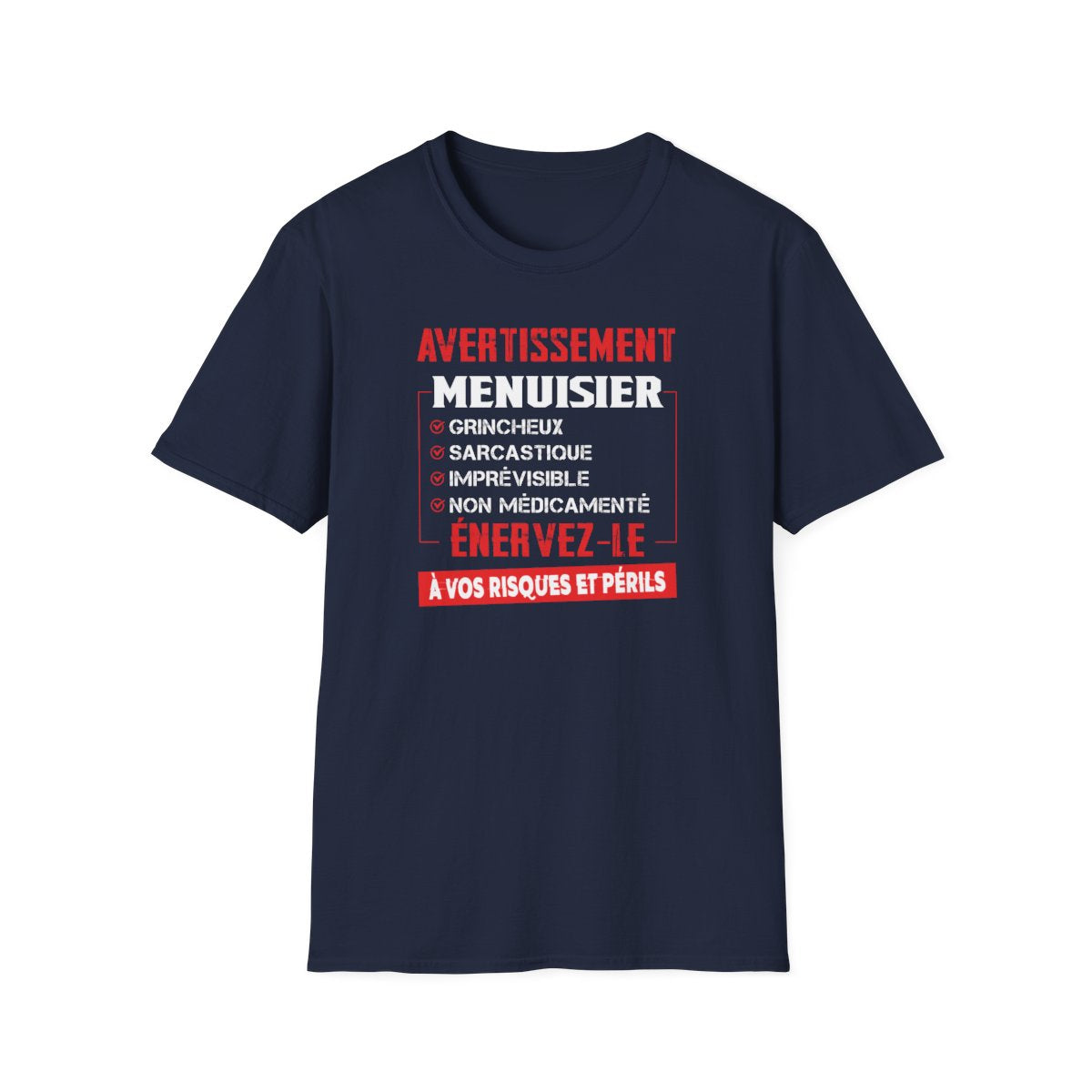 Menuisier, grincheux, sarcastique, imprévisible, non médicamenté