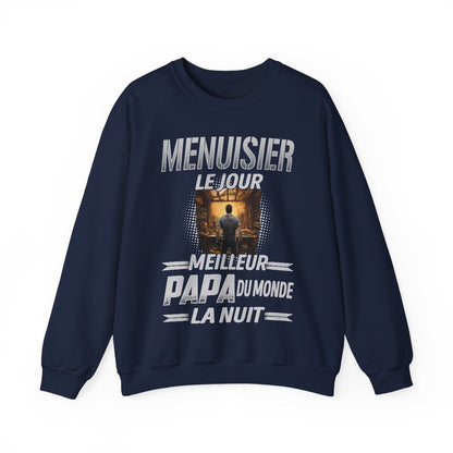 Menuisier le jour, papa la nuit