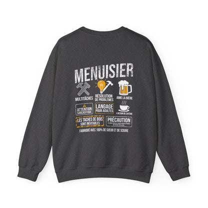 Menuisier : multitâches, aime la bière, résolution de problèmes, a besoin de caféine