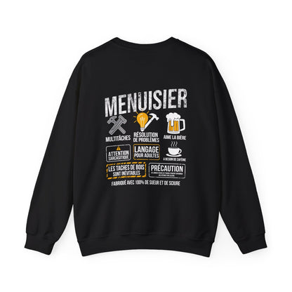 Menuisier : multitâches, aime la bière, résolution de problèmes, a besoin de caféine