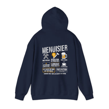 Menuisier : multitâches, aime la bière, résolution de problèmes, a besoin de caféine