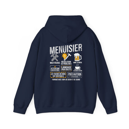 Menuisier : multitâches, aime la bière, résolution de problèmes, a besoin de caféine