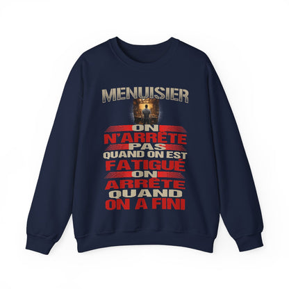 Menuisier, on n'arrête pas quand on est fatigué