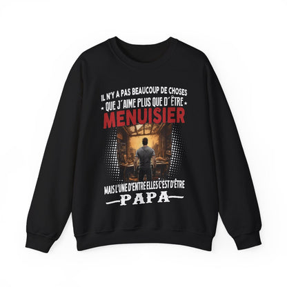 Menuisier passionné, papa comblé