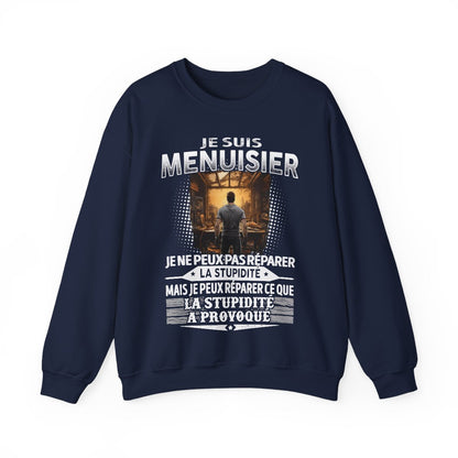 Menuisier peut réparer ce que la stupidité a provoqué