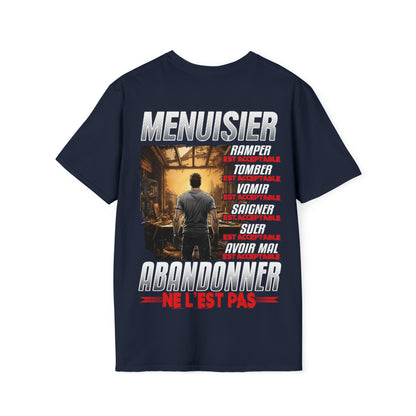 Menuisier, ramper, tomber, vomir, saigner est acceptable