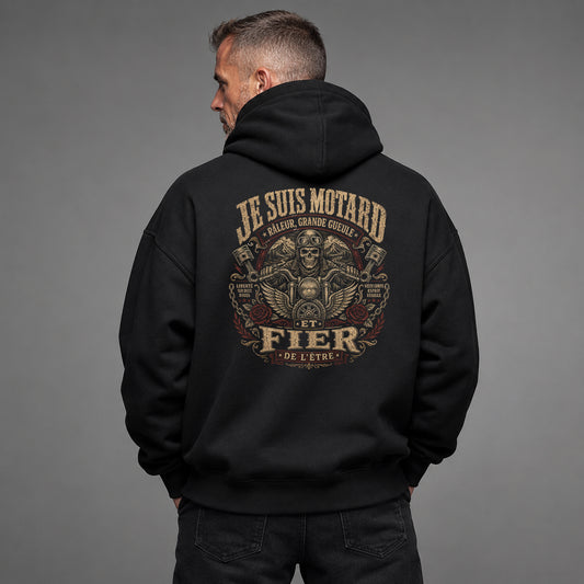 Je suis motard, râleur, grande gueule et fier de l'être