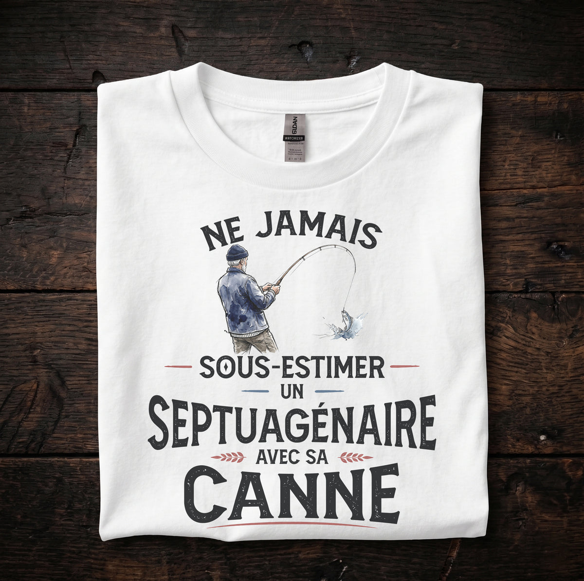 Ne jamais sous-estimer un septuagénaire avec sa canne