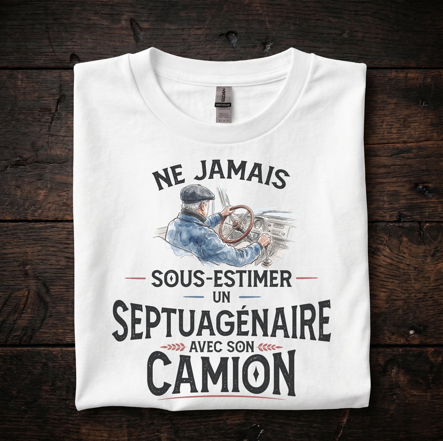 Ne jamais sous-estimer un septuagénaire avec son camion