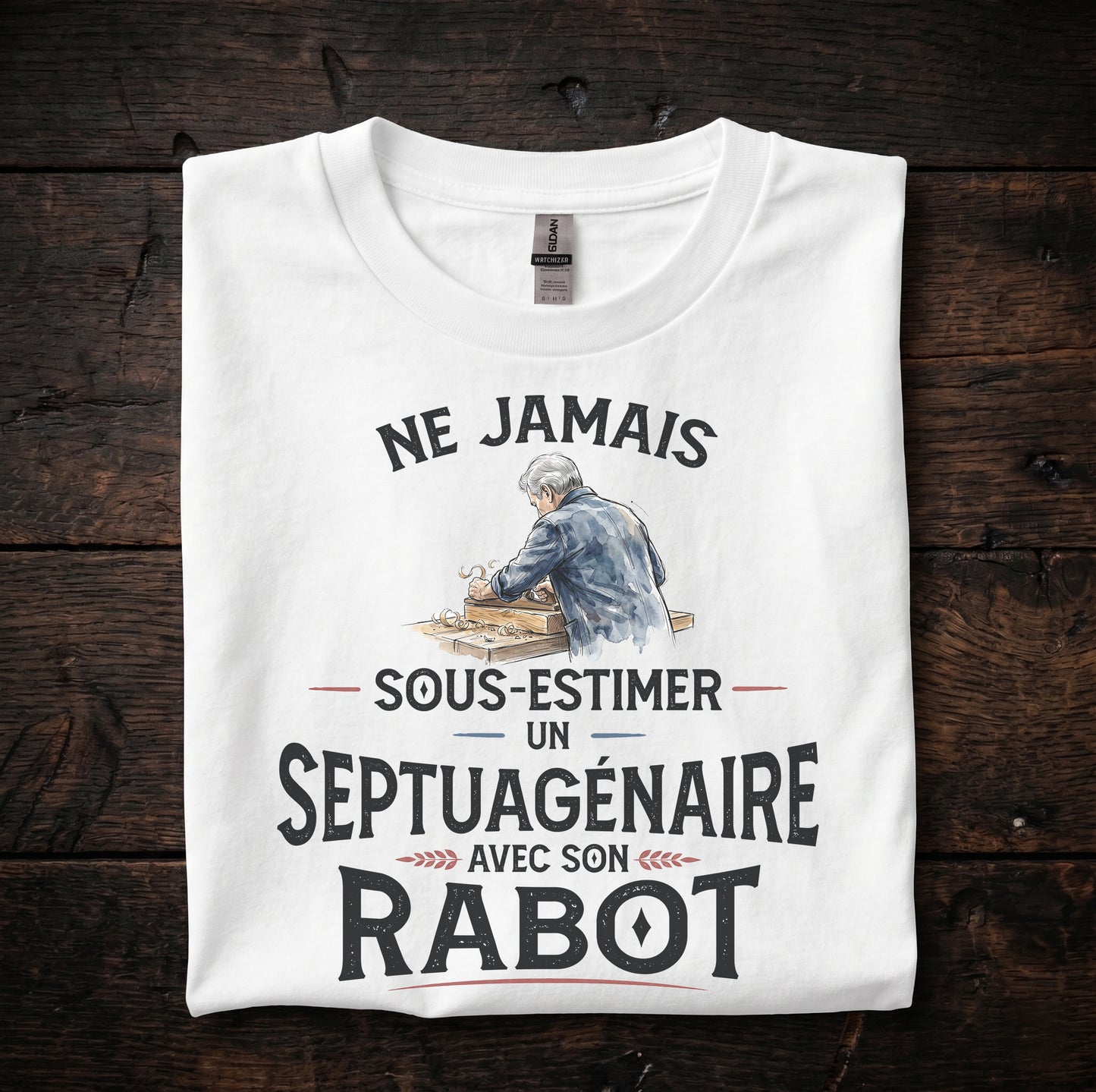 Ne jamais sous-estimer un septuagénaire avec son rabot
