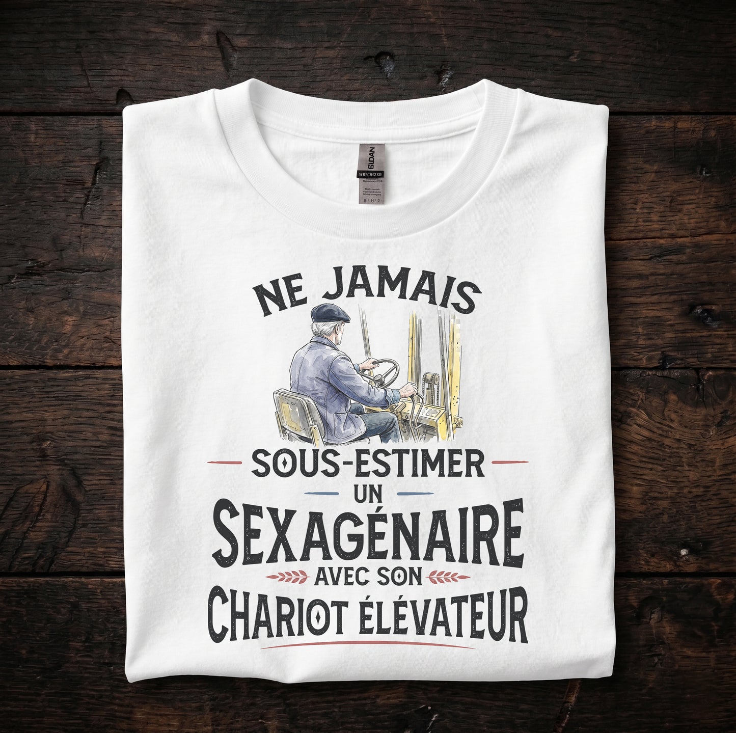 Ne jamais sous-estimer un sexagénaire avec son chariot élévateur