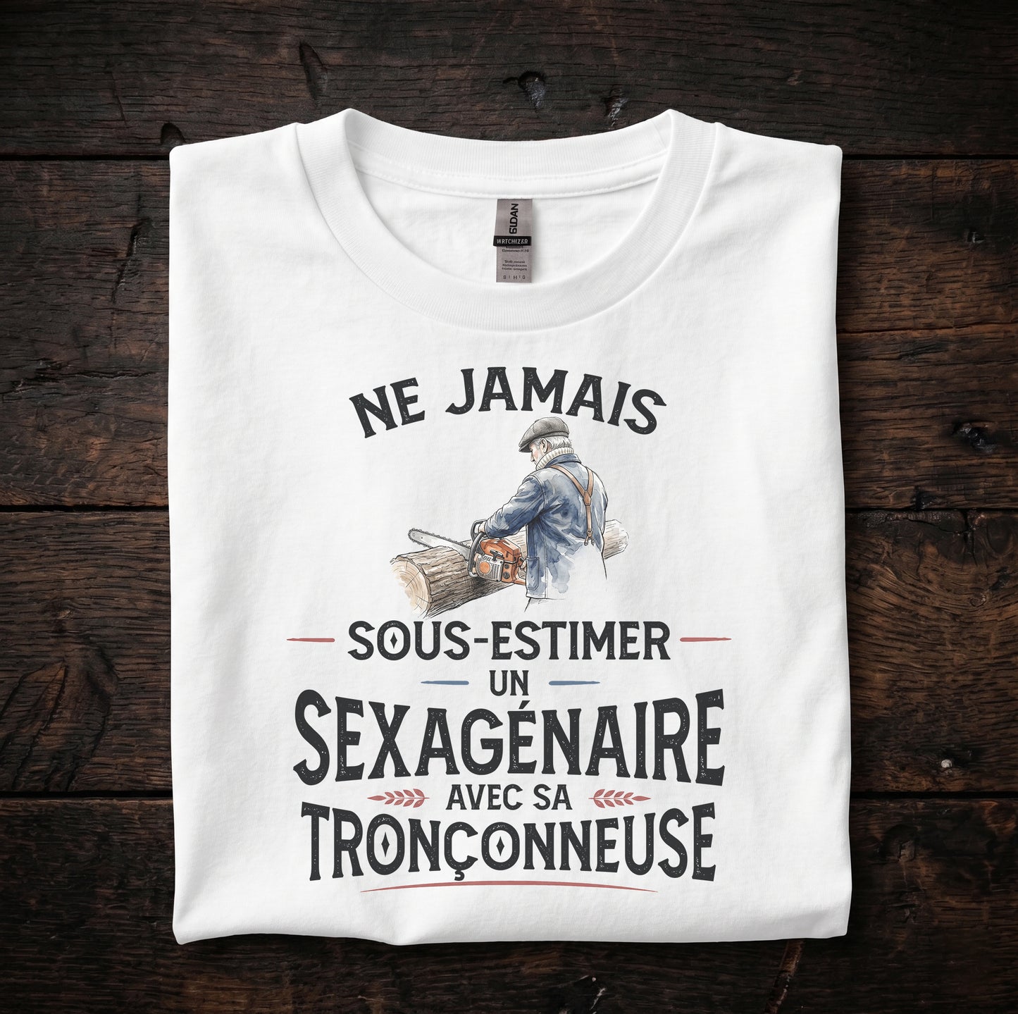 Ne jamais sous-estimer un sexagénaire avec sa tronçonneuse