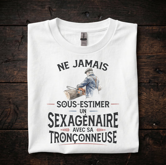 Ne jamais sous-estimer un sexagénaire avec sa tronçonneuse