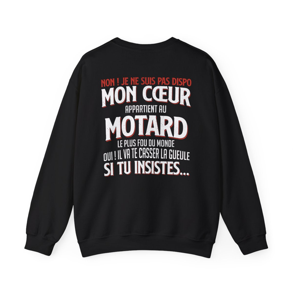 Mon coeur appartient au motard le plus fou du monde, il va te casser la gueule si tu insistes