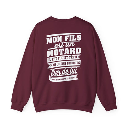 Mon fils est un motard, il est fou et têtu mais je suis toujours fier de lui