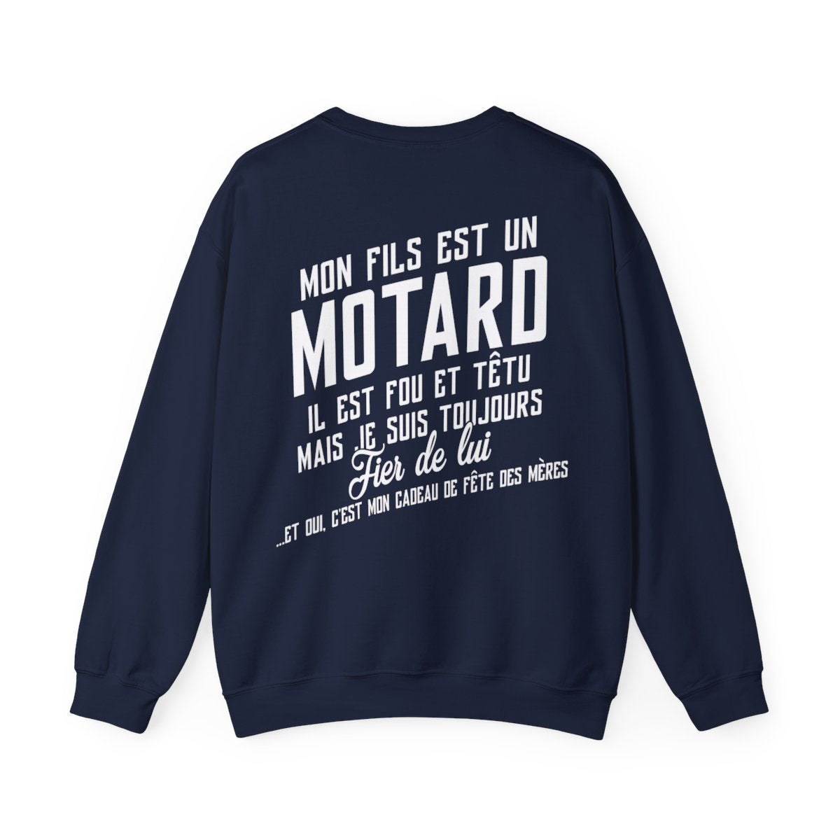 Mon fils est un motard, il est fou et têtu mais je suis toujours fier de lui