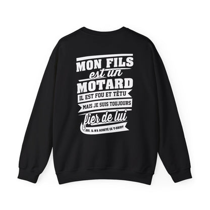 Mon fils est un motard, il est fou et têtu mais je suis toujours fier de lui
