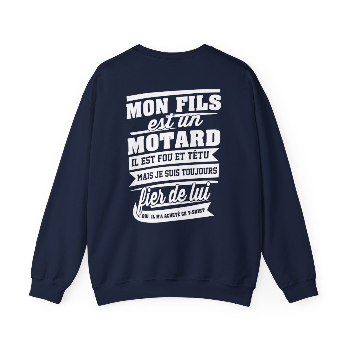 Mon fils est un motard, il est fou et têtu mais je suis toujours fier de lui