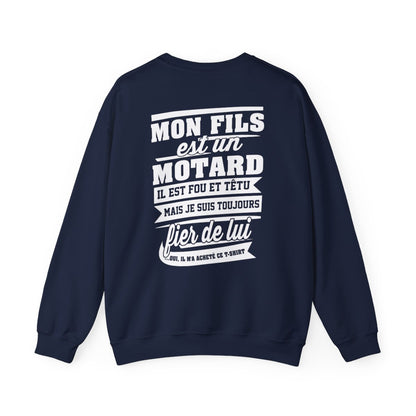 Mon fils est un motard, il est fou et têtu mais je suis toujours fier de lui