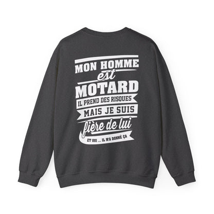 Mon homme est motard, il prend des risques mais je suis fière de lui