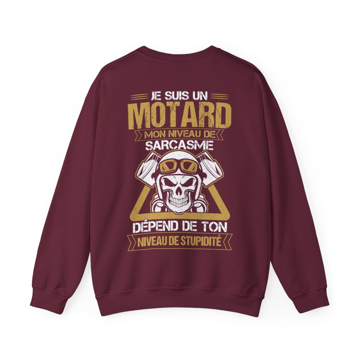 Motard niveau de sarcasme dépend de ton niveau de stupidité