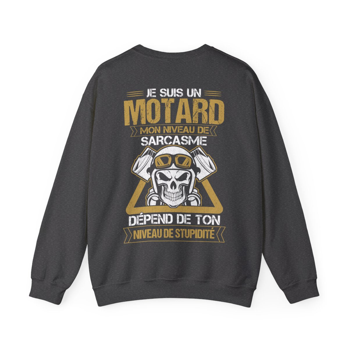 Motard niveau de sarcasme dépend de ton niveau de stupidité