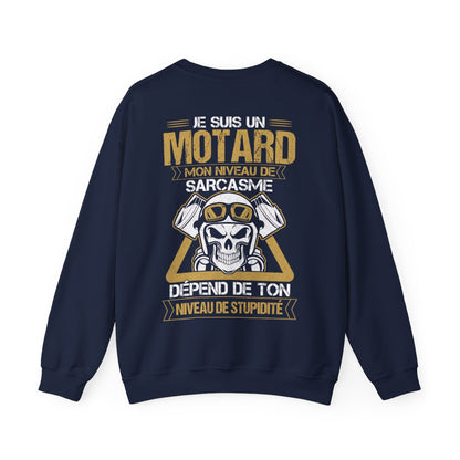 Motard niveau de sarcasme dépend de ton niveau de stupidité