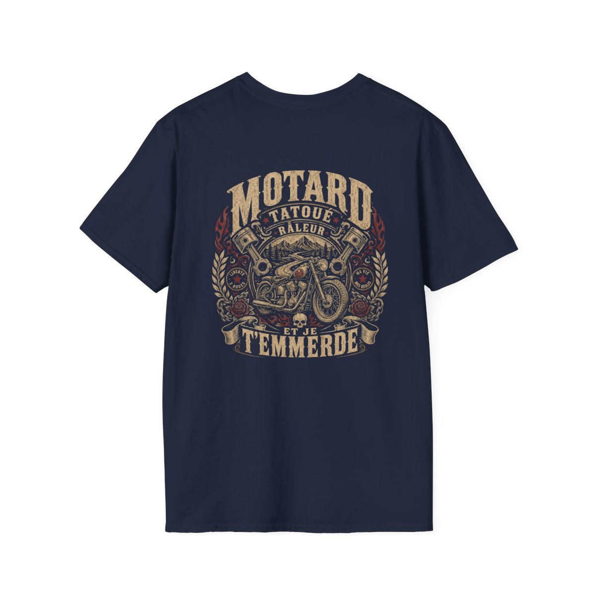 Motard, tatoué, râleur et je t'emmerde