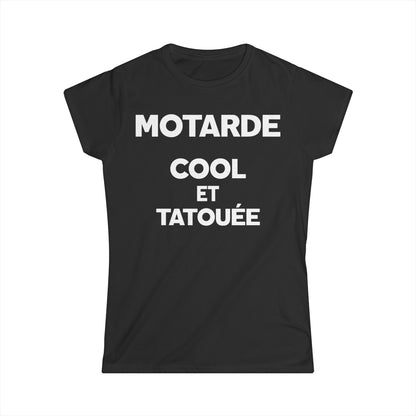 Motarde cool et tatouée