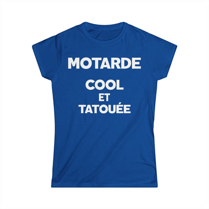 Motarde cool et tatouée