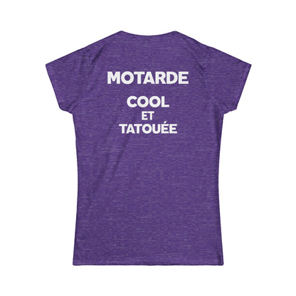 Motarde cool et tatouée