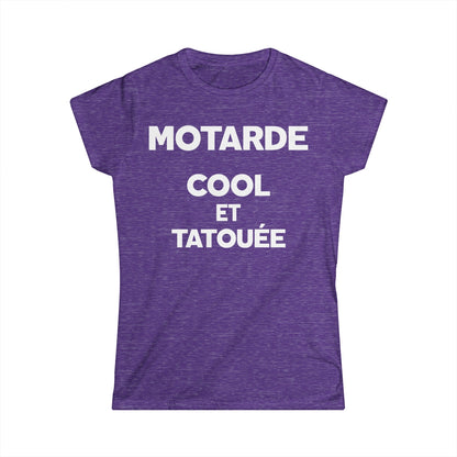 Motarde cool et tatouée
